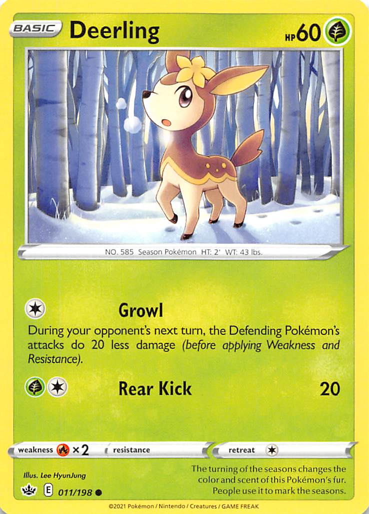 Deerling (011/198) [Sword & Shield: Chilling Reign] | Fandemonia Ltd