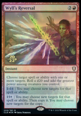Wyll's Reversal [Commander Legends: Battle for Baldur's Gate Prerelease Promos] | Fandemonia Ltd