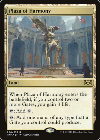 Plaza of Harmony [Ravnica Allegiance] | Fandemonia Ltd