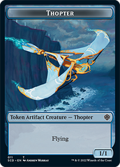 Pegasus // Thopter Double-Sided Token [Starter Commander Decks] | Fandemonia Ltd