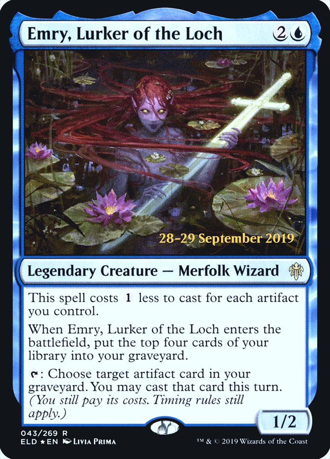 Emry, Lurker of the Loch  [Throne of Eldraine Prerelease Promos] | Fandemonia Ltd