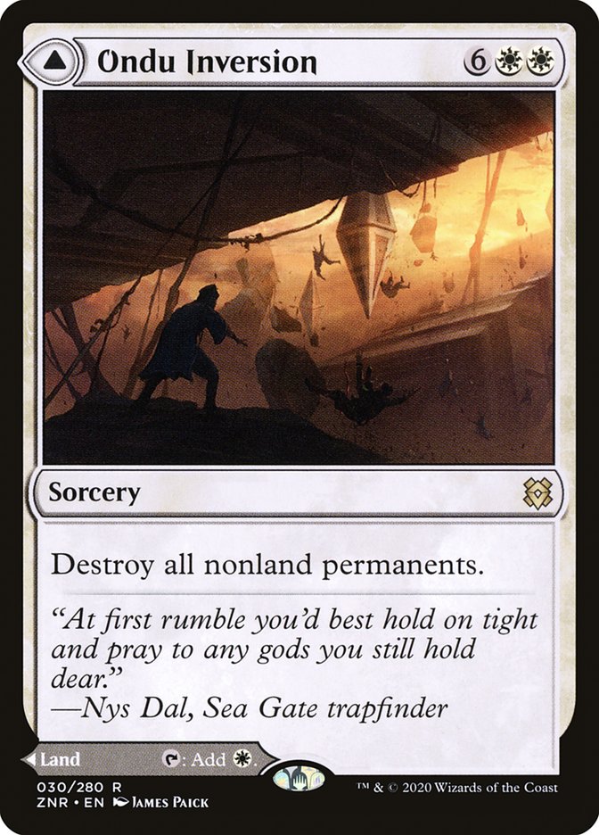 Ondu Inversion // Ondu Skyruins [Zendikar Rising] | Fandemonia Ltd