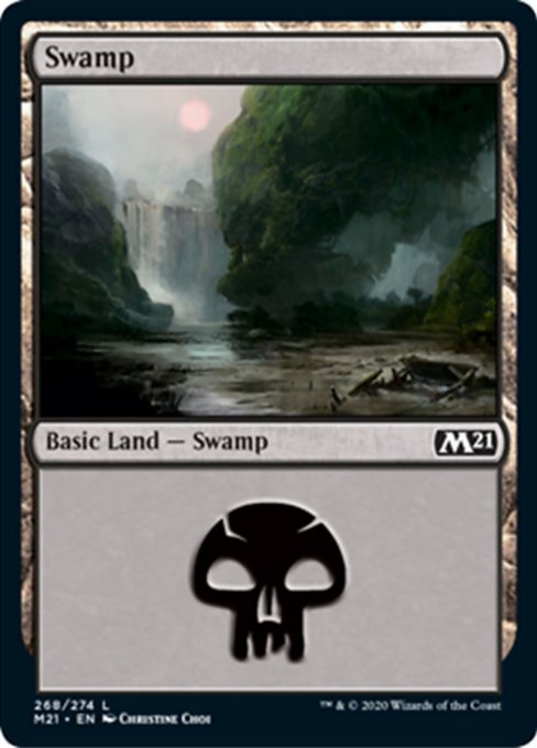 Swamp (268) [Core Set 2021] | Fandemonia Ltd