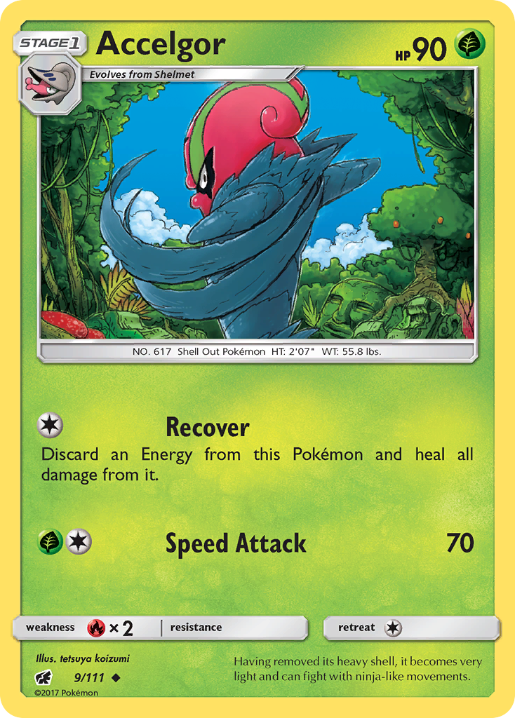 Accelgor (9/111) [Sun & Moon: Crimson Invasion] | Fandemonia Ltd