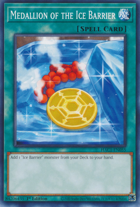 Medallion of the Ice Barrier [HAC1-EN055] Common | Fandemonia Ltd