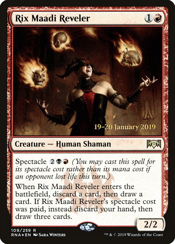Rix Maadi Reveler [Ravnica Allegiance Prerelease Promos] | Fandemonia Ltd
