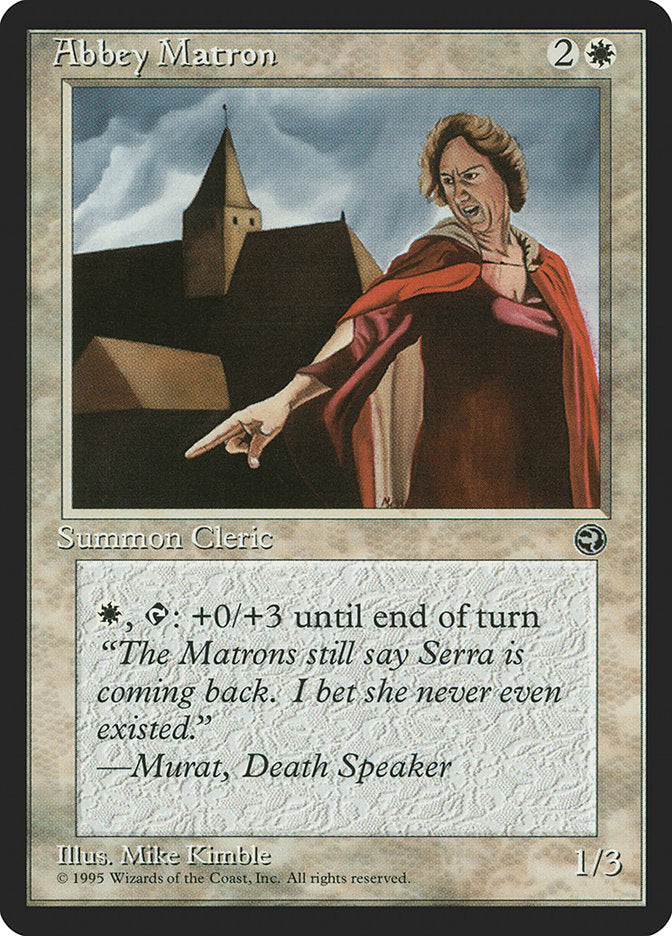 Abbey Matron (Murat Flavor Text) [Homelands] | Fandemonia Ltd