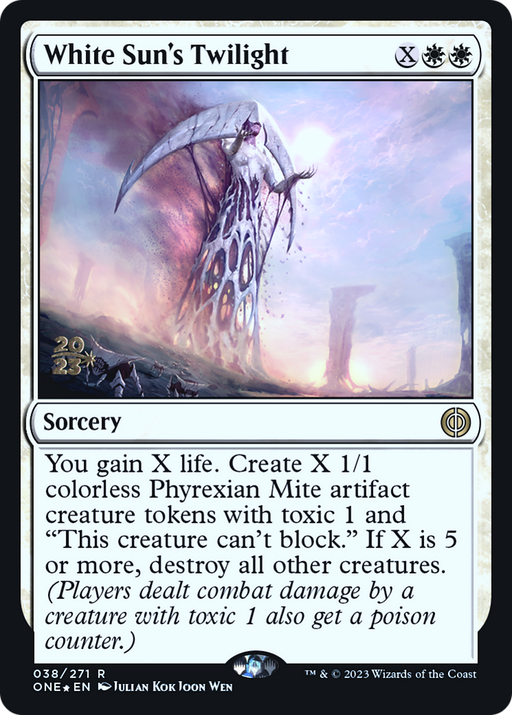 White Sun's Twilight [Phyrexia: All Will Be One Prerelease Promos] | Fandemonia Ltd