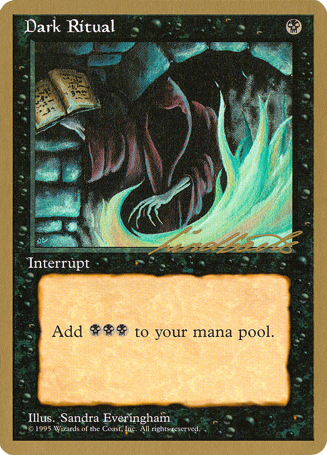 Dark Ritual (Leon Lindback) [Pro Tour Collector Set] | Fandemonia Ltd