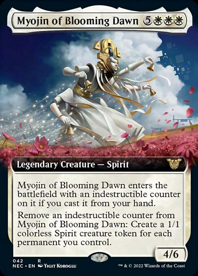 Myojin of Blooming Dawn (Extended) [Kamigawa: Neon Dynasty Commander] | Fandemonia Ltd