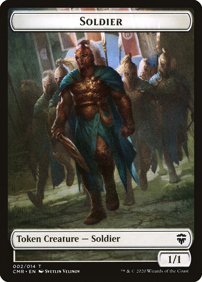 Elephant // Soldier Token [Commander Legends Tokens] | Fandemonia Ltd