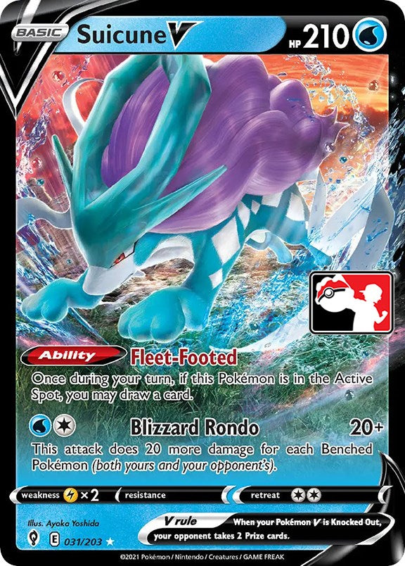 Suicune V (031/203) [Prize Pack Series One] | Fandemonia Ltd