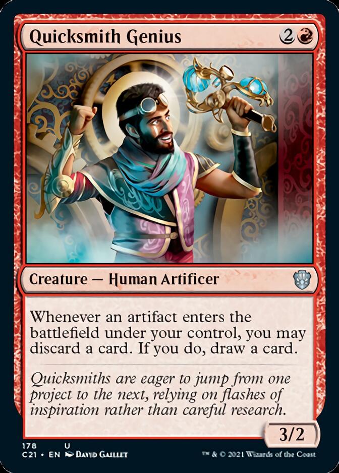 Quicksmith Genius [Commander 2021] | Fandemonia Ltd