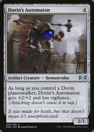 Dovin's Automaton [Ravnica Allegiance] | Fandemonia Ltd