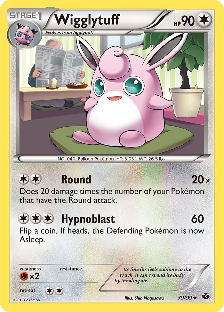 Wigglytuff (79/99) (Cosmos Holo) (Blister Exclusive) [Black & White: Next Destinies] | Fandemonia Ltd