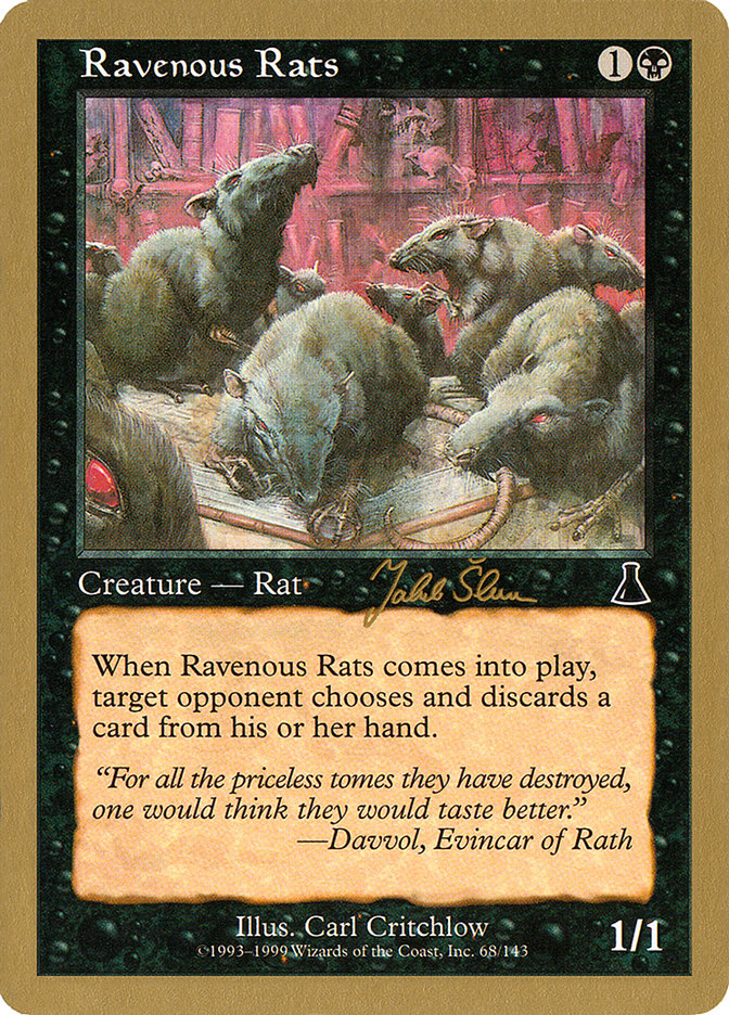 Ravenous Rats (Jakub Slemr) [World Championship Decks 1999] | Fandemonia Ltd