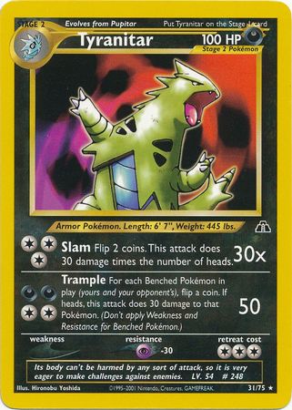 Tyranitar (31/75) [Neo Discovery Unlimited] | Fandemonia Ltd