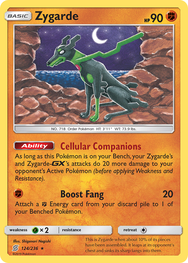 Zygarde (124/236) [Sun & Moon: Unified Minds] | Fandemonia Ltd