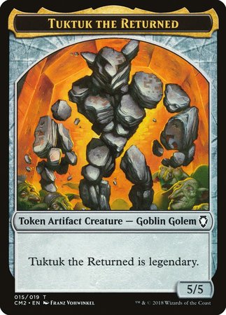 Tuktuk the Returned Token [Commander Anthology Volume II Tokens] | Fandemonia Ltd