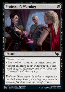 Professor's Warning [Strixhaven: School of Mages] | Fandemonia Ltd