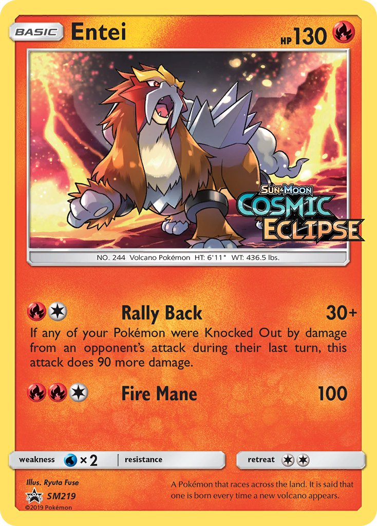 Entei (SM219) [Sun & Moon: Black Star Promos] | Fandemonia Ltd