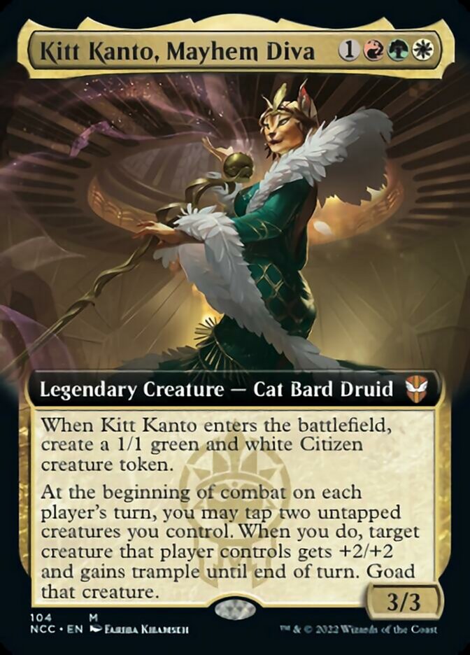 Kitt Kanto, Mayhem Diva (Extended Art) [Streets of New Capenna Commander] | Fandemonia Ltd