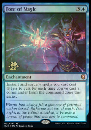 Font of Magic [Commander Legends: Battle for Baldur's Gate Prerelease Promos] | Fandemonia Ltd