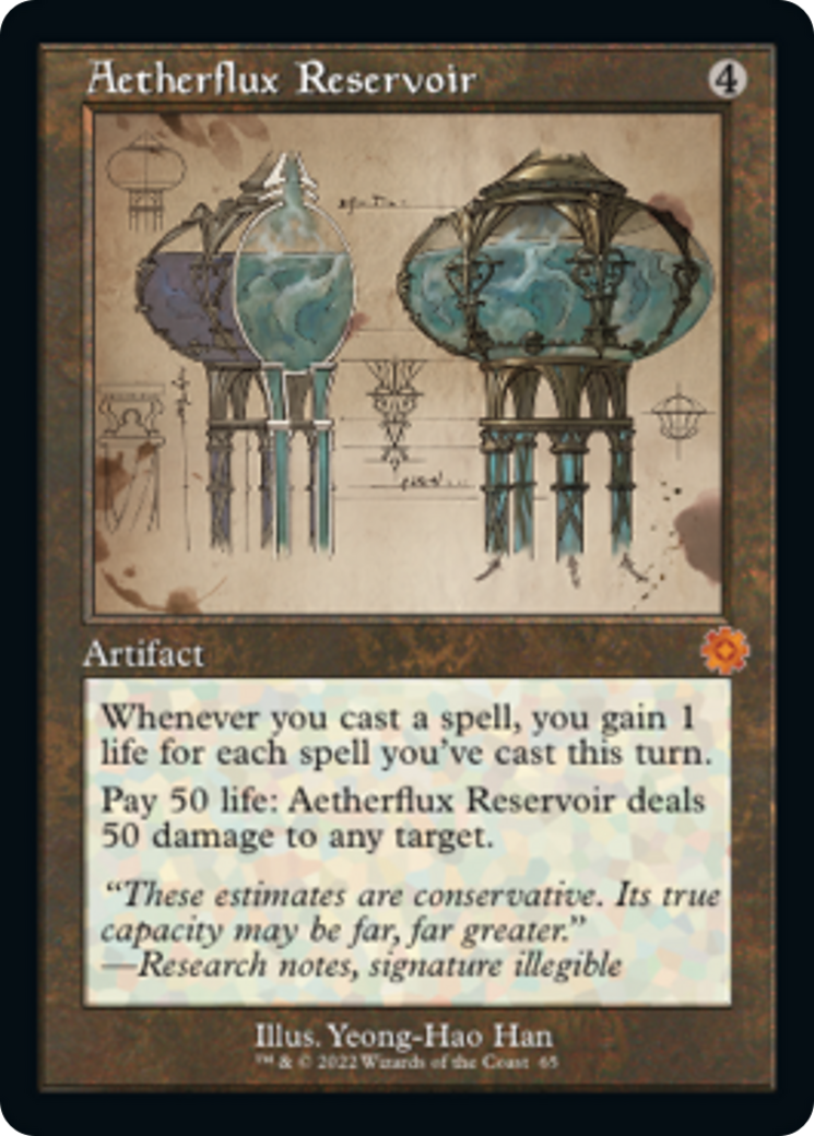 Aetherflux Reservoir (Retro Schematic) [The Brothers' War Retro Artifacts] | Fandemonia Ltd
