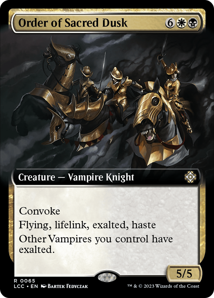Order of Sacred Dusk (Extended Art) [The Lost Caverns of Ixalan Commander] | Fandemonia Ltd