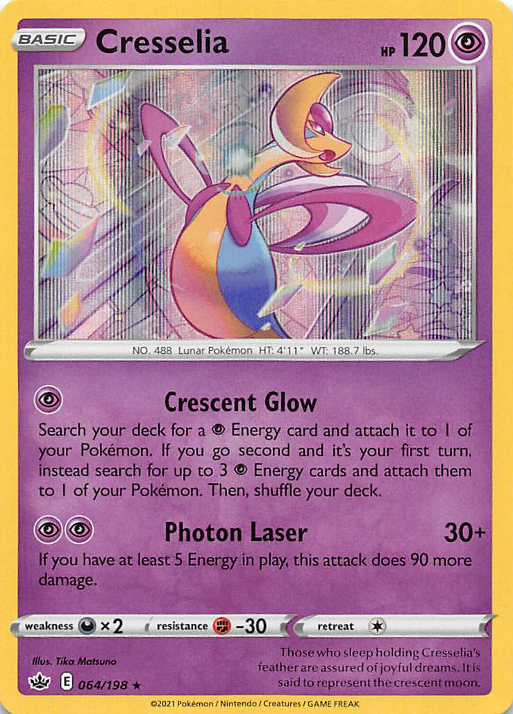 Cresselia (064/198) [Sword & Shield: Chilling Reign] | Fandemonia Ltd