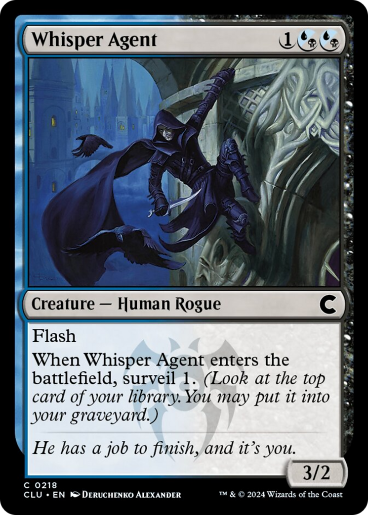 Whisper Agent [Ravnica: Clue Edition] | Fandemonia Ltd