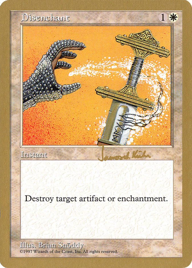 Disenchant (Janosch Kuhn) [World Championship Decks 1997] | Fandemonia Ltd
