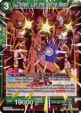 Chilled, Let the Battle Begin (Super Rare) [BT13-065] | Fandemonia Ltd