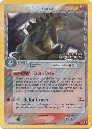 Tyranitar (16/113) (Delta Species) (Stamped) [EX: Delta Species] | Fandemonia Ltd