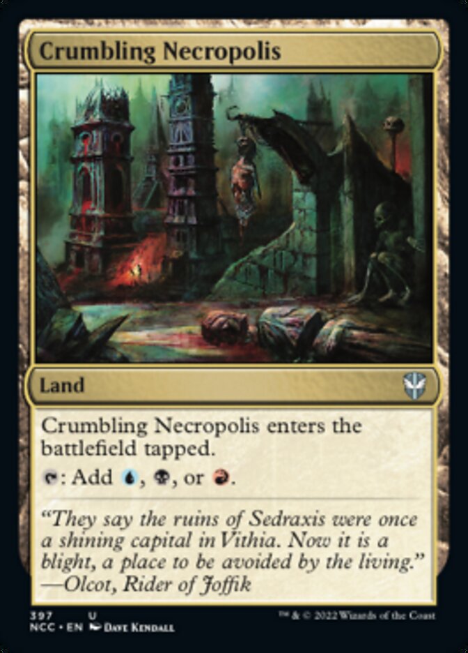 Crumbling Necropolis [Streets of New Capenna Commander] | Fandemonia Ltd