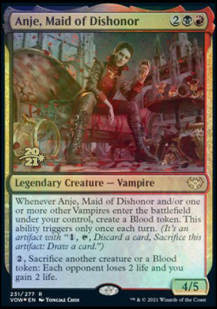 Anje, Maid of Dishonor [Innistrad: Crimson Vow Prerelease Promos] | Fandemonia Ltd