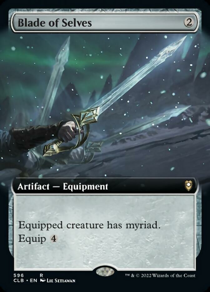 Blade of Selves (Extended Art) [Commander Legends: Battle for Baldur's Gate] | Fandemonia Ltd