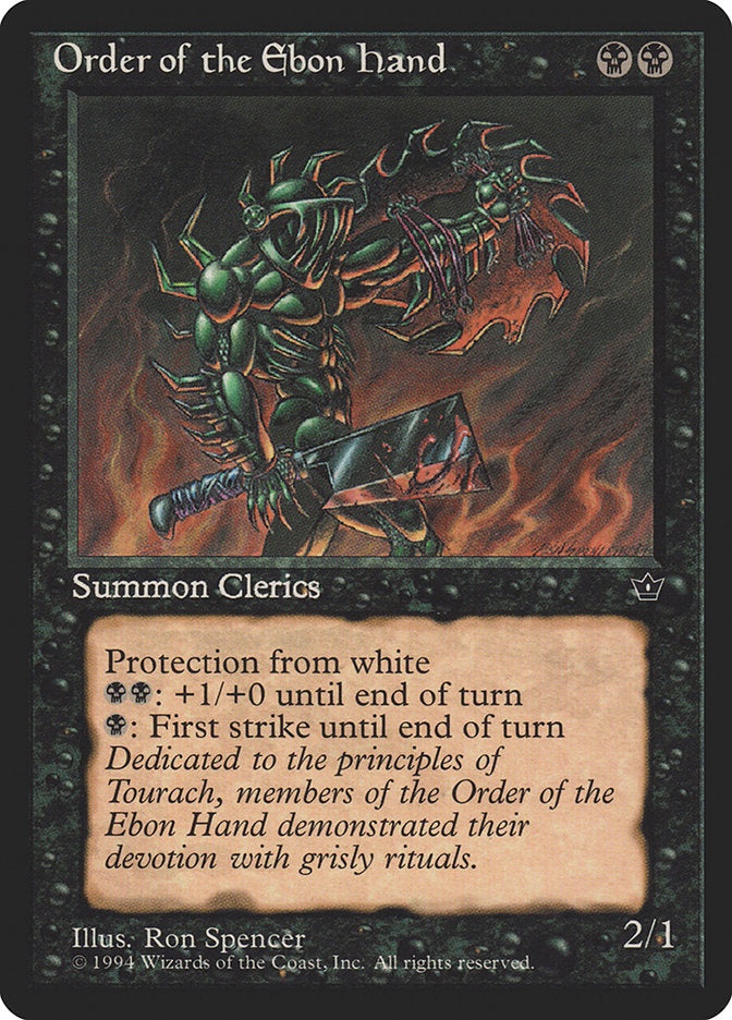 Order of the Ebon Hand (Ron Spencer) [Fallen Empires] | Fandemonia Ltd