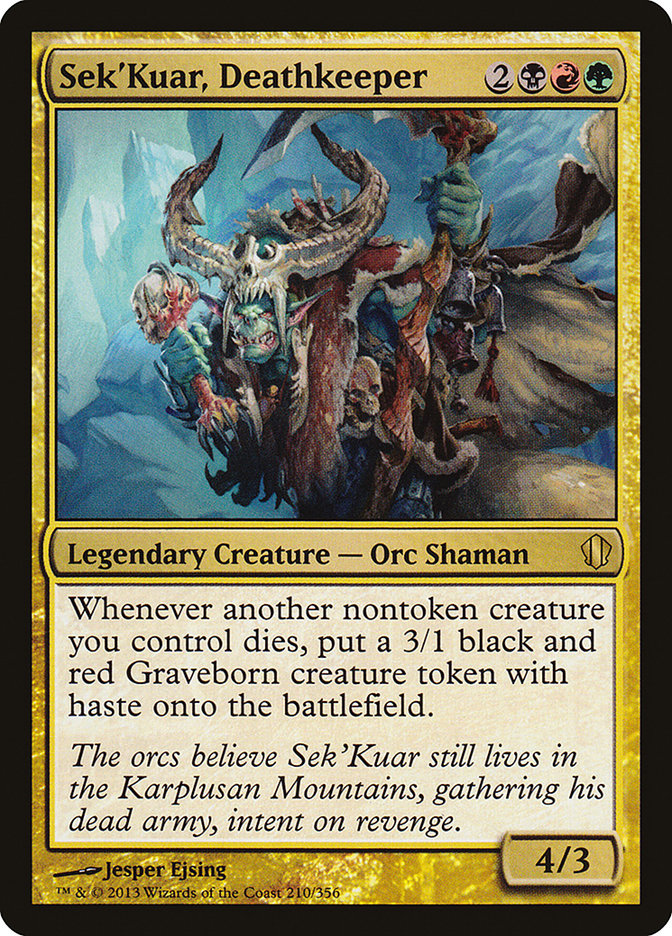Sek'Kuar, Deathkeeper [Commander 2013] | Fandemonia Ltd