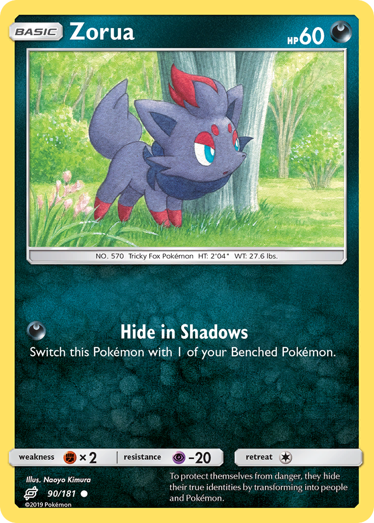 Zorua (90/181) [Sun & Moon: Team Up] | Fandemonia Ltd