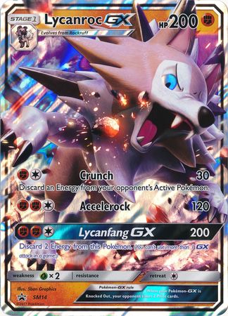 Lycanroc GX (SM14) (Jumbo Card) [Sun & Moon: Black Star Promos] | Fandemonia Ltd