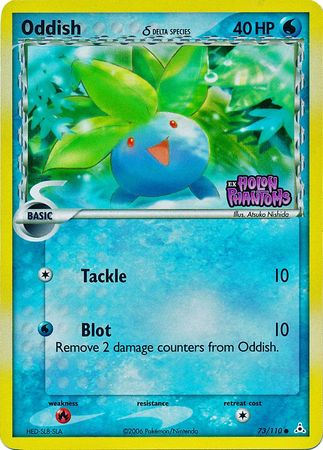Oddish (73/110) (Delta Species) (Stamped) [EX: Holon Phantoms] | Fandemonia Ltd