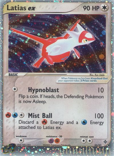 Latias ex (93/97) [EX: Dragon] | Fandemonia Ltd