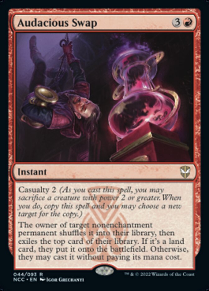 Audacious Swap [Streets of New Capenna Commander] | Fandemonia Ltd