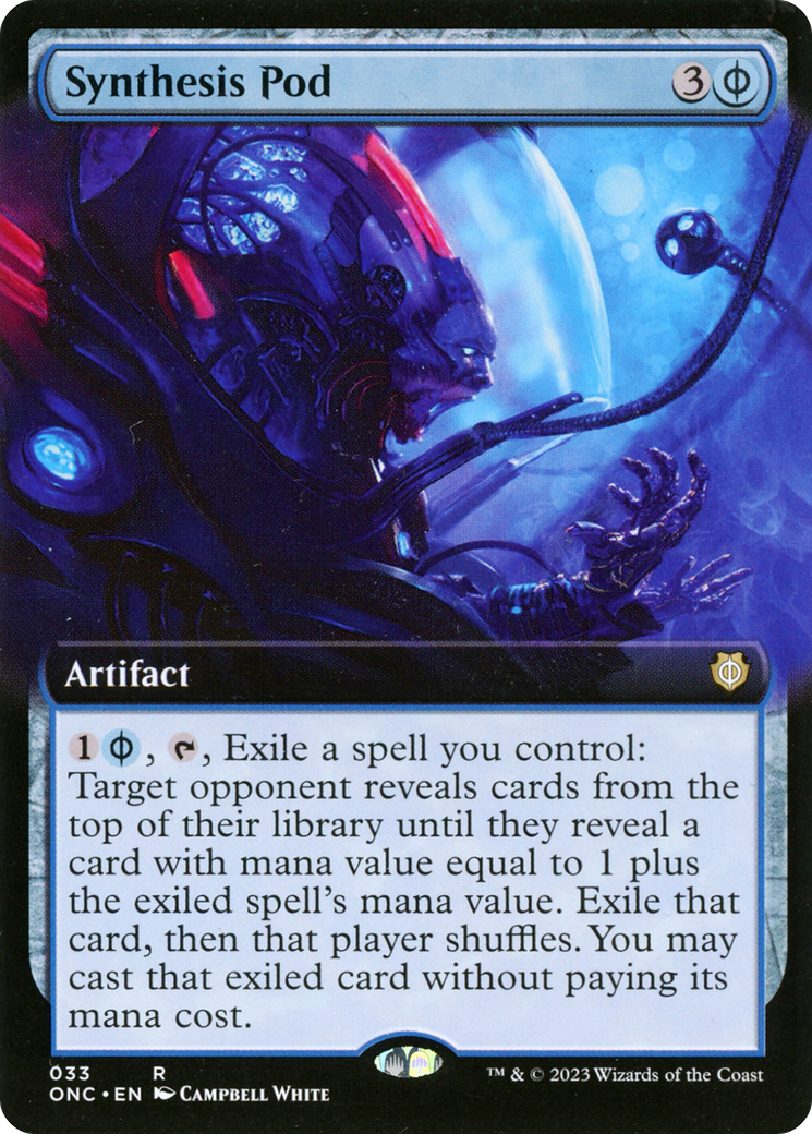 Synthesis Pod (Extended Art) [Phyrexia: All Will Be One Commander] | Fandemonia Ltd