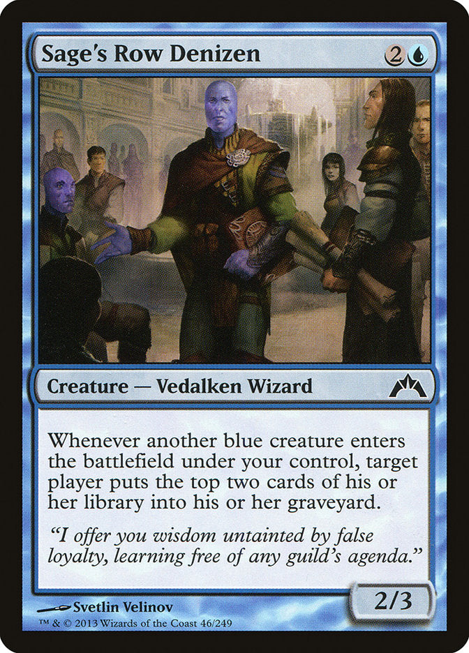 Sage's Row Denizen [Gatecrash] | Fandemonia Ltd