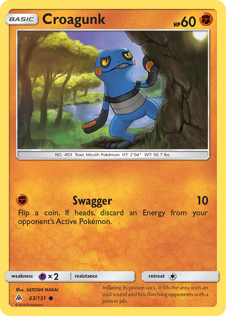 Croagunk (63/131) [Sun & Moon: Forbidden Light] | Fandemonia Ltd