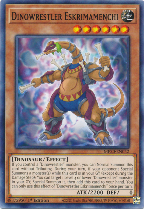 Dinowrestler Eskrimamenchi [MP20-EN052] Common | Fandemonia Ltd