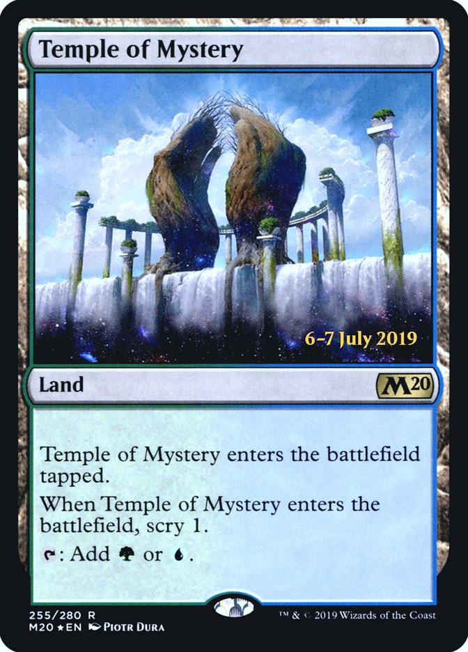 Temple of Mystery  [Core Set 2020 Prerelease Promos] | Fandemonia Ltd