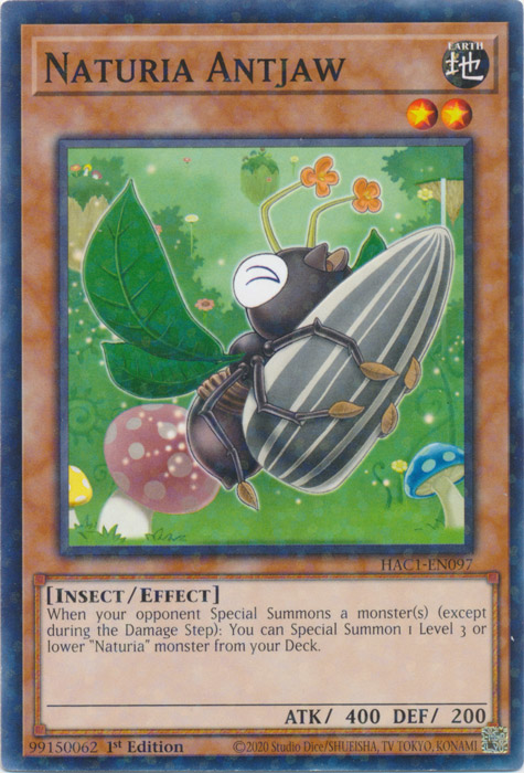 Naturia Antjaw (Duel Terminal) [HAC1-EN097] Common | Fandemonia Ltd